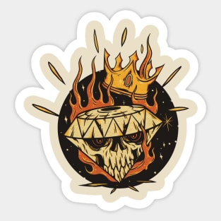 Diamond Skulls Sticker